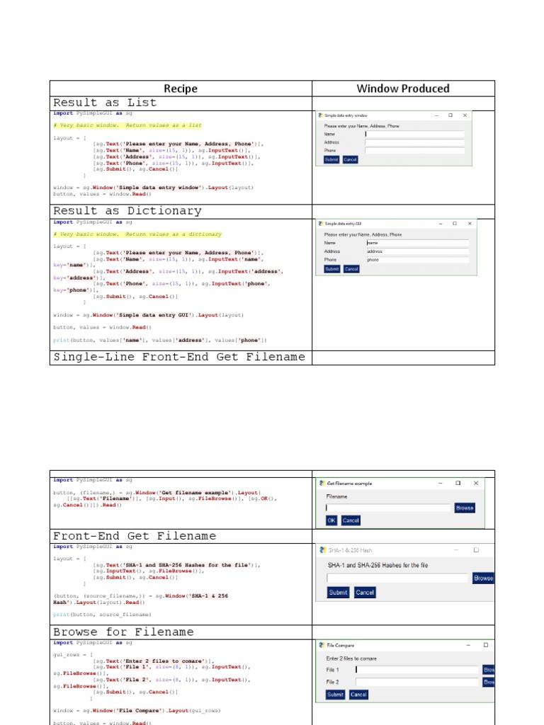 Py Simple GUI | PDF | Menu (Computing) | Areas Of Computer Science