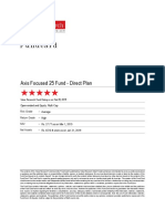 Axis Focused 25 Fund - Direct Plan Rating: Average Risk, High Return