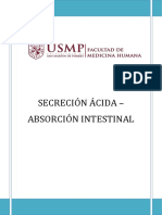 Secreción ácida e intestinal absorción