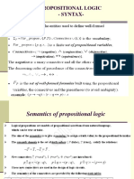 Propositional Logic - Syntax