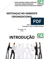 Motivação No Ambiente Organizacional