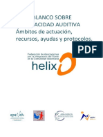 LIBRO BLANCO SOBRE DISCAPACIDAD AUDITIVA Ámbitos de Actuación PDF