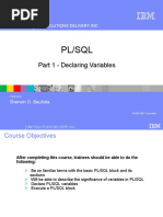 PLSQL Part1 Declaring Variables