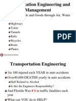 Transportation Engineering and Management: Moving People and Goods Through Air, Water and Land