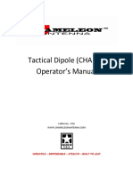 Tactical Dipole (CHA TD) Operator's Manual: Versatile - Dependable - Stealth - Built To Last