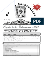 Cuaderno de Las Valoraciones