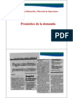 Diplomado en Planeación y Dirección de Operaciones Módulo 1: Pronóstico de la demanda