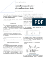 Transformadores de Potencial y Transformadores de Corriente PDF