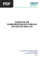 Cartilha de Conscientização Pública do Uso do Arla 32