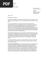 H.R. 1 Letter of Support