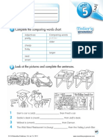 Prettier: Complete The Comparing Words Chart