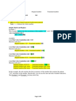 Translated Number - Rule Information - Print To Danya