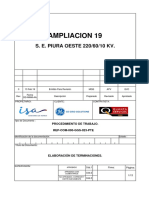 Procedimiento de Instalacion de Terminaciones