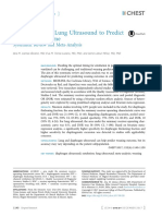 Diaphragm and Lung Ultrasound To Predict Weaning Outcome: Systematic Review and Meta-Analysis