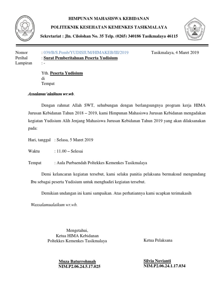 Surat Yudisium