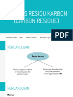 Analisis Residu Karbon (Carbon Residue