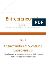 Module 3 - Entrepreneurship