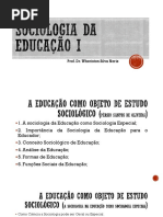 Educacao Como Objeto Sociologico_surgimento Dos Colegios Modernos