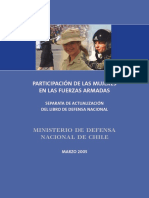 Participacion de Las Mujeres en Las Fuerzas Armadas