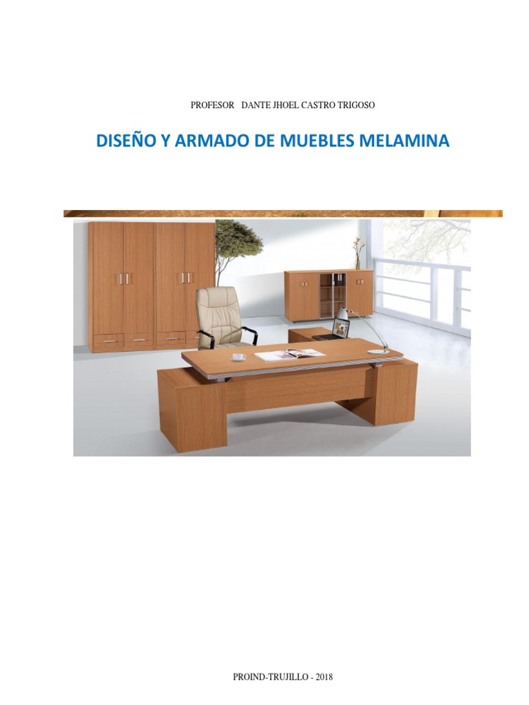Manual de Melamine PDF Tornillo |