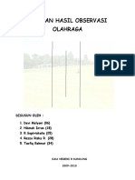 Laporan Hasil Observasi Olahraga