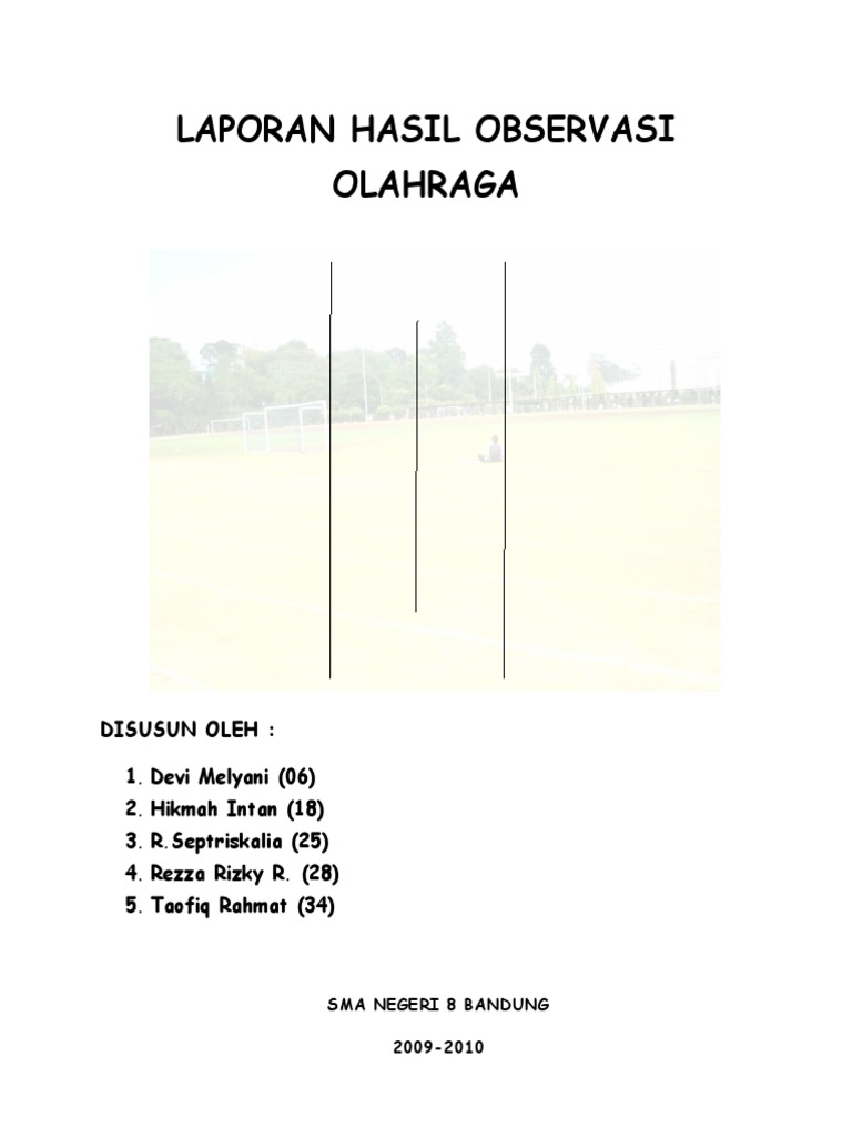 Laporan Hasil Observasi Olahraga