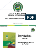 Reglamento Servicio de Policia