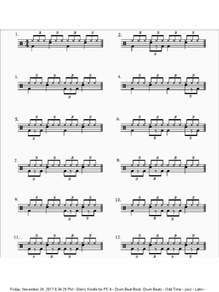 8th Note Triplets Beat PDF PDF