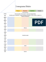 Cronograma Diário PDF