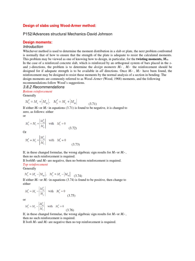 Design of Slabs Using Wood PDF | PDF | Teaching Mathematics ...