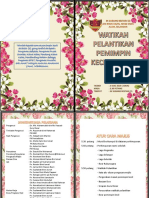 Buku Program Watikah Pelantikan Pemimpin Kecil 2019 PTG