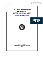 Pedoman Penyusunan Proposal TA - Edisi 25 Feb 2016 - BANGUNAN