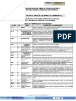 Estudio de Evaluación de Impacto Ambiental