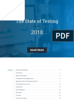 The 2018 State of Testing Report 1