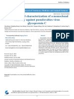 Generation and Characterization of a Monoclonal Antibody Against Pseudorabies Virus Glycoprotein C