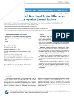 Structural and Functional Brain Differences in Key Opinion Journal Leaders