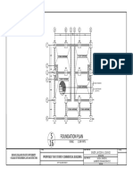 Foundation Plan: Proposed Two Storey Commercial Building