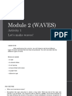 Module 2 (Waves) Activity