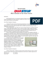 AQUASTAR Recommended Water Standards 070207