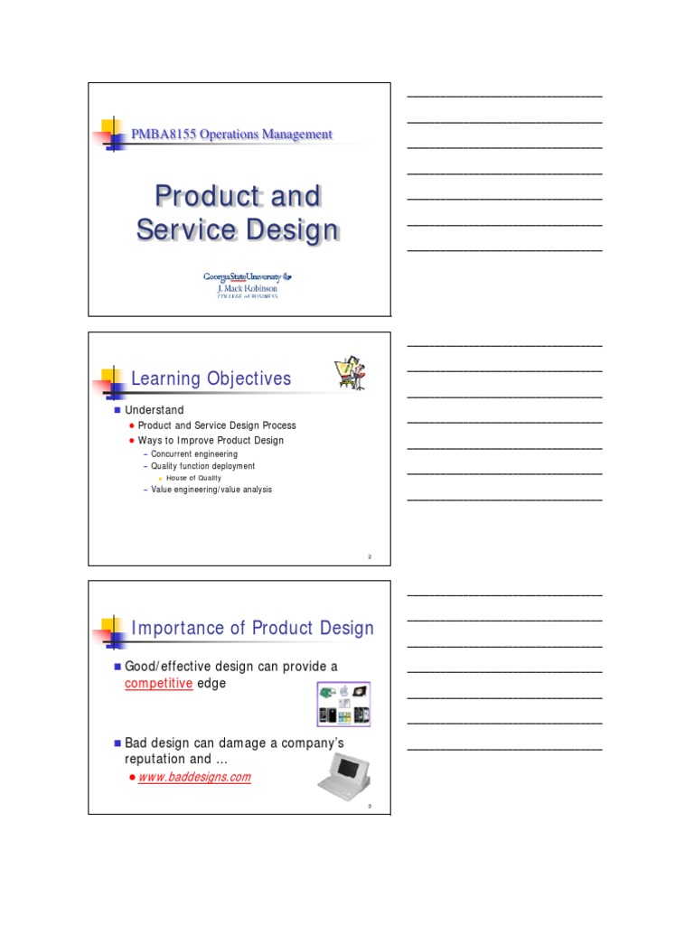 Product and Service Design Strategies | PDF | Product Design | New ...