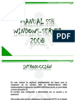 Manual Ssh Windows Server 2008 La Red 38110