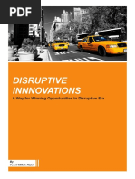 Disruptive Innovations, A Way for Winning Opportunities in Disruptive Era