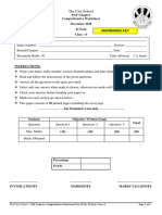 Ict Comprehensive Worksheet Term 1class 6 2018 Answers