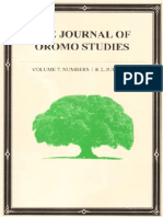 The Journal of Oromo Studies: Exploring Language, Rights and Development