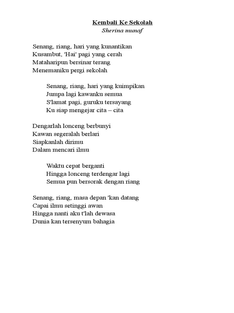 Lirik Lirik Lagu Pdf