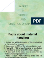 Safety IN Rigging AND Erection Operations