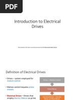 MODULE 1 - Introduction To Electrical Drives