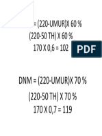 DNM _ (220-UMUR)X 60 %