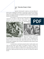 Derecho Penal y Poder Político Punitivo.