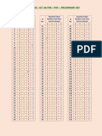 As If PB Preliminary Key